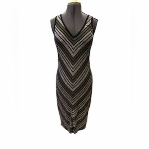 Mossimo Chevron Striped Midi Dress